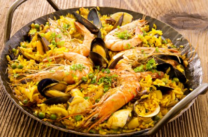 Paella fruit de mer